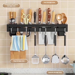 Gancho de Almacenamiento Multifuncional Mejorado para Cocina, Soporte de Pared para Cuchillos, Tapas de Ollas, Organizador de Esquina Móvil para Utensilios de Cocina - Product Image 3