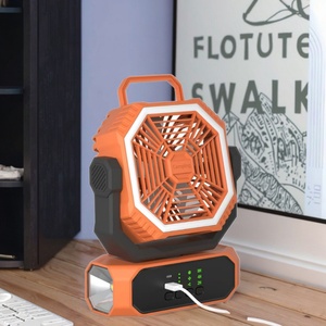 2025 Portable Multifunction 20000mah <b>Large</b> Capacity LED Light <b>Fan</b> USB/Electric Power Wearable Camping <b>Fans</b> Product Category - Product Image 5