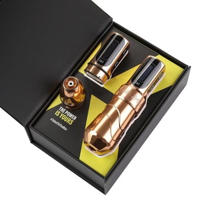 <strong>FK</strong> <strong>Irons</strong> Flux Max Bright Black Wireless Tattoo Machine Pen with 2 PowerBolts II