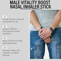 Inhalateur nasal South Moon au venin d'abeille pour la vitalité masculine, soulagement des troubles de la prostate et des mictions fréquentes chez l'homme