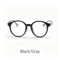 Lunettes TR90 pour enfants, monture ronde, flexibles et durables, lunettes optiques pour enfants, garçons et filles, 8 couleurs