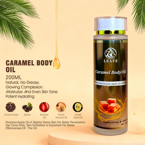 Perawatan Kulit Glowing untuk Wanita Kulit Hitam Produk Perawatan Kulit Organik Set Perawatan Kulit Karamel Kakao Alami Hidrasi Label Pribadi (Baru) - Product Image 6