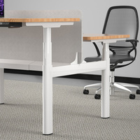Table de bureau élévatrice verticale électrique Cadre réglable Hauteur Table de bureau verticale Ergonomique Contrôle de la mémoire Cadre de bureau