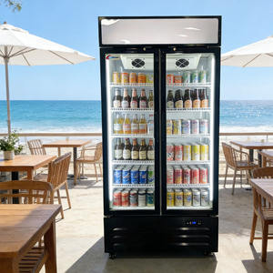 Refrigerador para Frutas y Verduras con Puerta Corredera y Cortina de Aire para Exhibición en Tiendas Comunitarias con Bajo Nivel de Ruido - Product Image 6