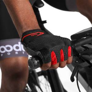 Boton Cycling Gloves <b>Half</b> Finger Non <b>Slip</b> Silicone Outdoor Bicycle Gloves Unisex Adult Summer - Product Image 4