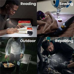 Fuente <span class=keywords><strong>de</strong></span> luz dual regulable recargable por USB, accesorios <span class=keywords><strong>para</strong></span> acampar, lámpara <span class=keywords><strong>de</strong></span> lectura colgante <span class=keywords><strong>para</strong></span> el cuello, luz <span class=keywords><strong>de</strong></span> libro <span class=keywords><strong>para</strong></span> <span class=keywords><strong>leer</strong></span> por la <span class=keywords><strong>noche</strong></span> en la cama - Product Image 4