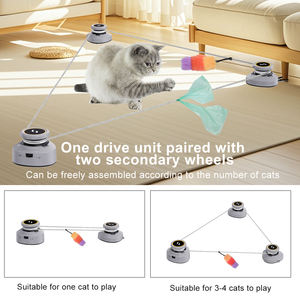 Jouet interactif intelligent pour chat 2026 avec télécommande |   Modes automatique et manuel, simulation sonore, plume remplaçable pour la santé et le plaisir de votre animal de compagnie - Product Image 6