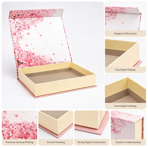 Boîte d'expédition en carton ondulé robuste et durable avec revêtement UV, gaufrage, laminage mat, recyclable, pour l'emballage de chaussures, vêtements et cosmétiques - Product Image 2