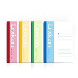 Carnet Lexicon A5 30 40 60 feuilles Couverture colorée Notes de bureau et d'étude - Product Image 2