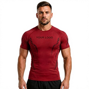 T-shirt de compression athlétique personnalisé pour homme – Performance, entraînement, séchage rapide, protection anti-irritation 2026 - Product Image 3