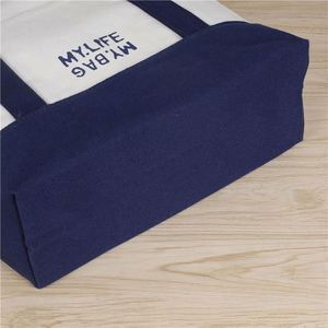 Suppler Small Waxed Colorblocked <b>Canvas</b> <b>Bag</b> Design Fashion <b>Canvas</b> <b>Large</b> Custom Recycled Organic Cotton Tote <b>Bag</b> With Custom logo - Product Image 4