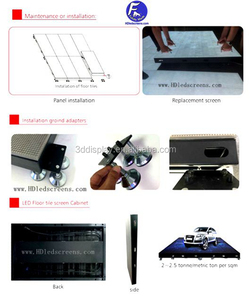 Led pantalla de vídeo interactivo de baile de placa del Panel de P6.25 led pantalla de vídeo de baile - Product Image 5