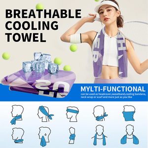 Premium Custom Printed Sports Towel Soft Absorbent Fitness Towel Quick-Dry Microfiber Gym Towel for <b>Running</b>, Camping, Travel - Product Image 3