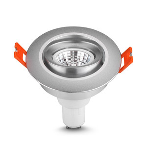 Agujero abierto 70mm de plata de De Vivienda MR16 bombilla halógena Led <span class=keywords><strong>Downlight</strong></span> accesorios GU10 - Product Image 4
