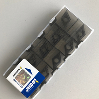 Insertos de Torneado y Fresado CNC de Carburo de Tungsteno Cuadrados Iscars DCMT 11T304-SM IC907, Hoja de 16 mm, Grosor de 1.5 mm, Recubrimiento PCD/PCBN