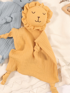 Tongtu Soft 100% Cotton Bunny Gift <b>Thickness</b> Baby Lovely Security <b>Blanket</b> Adorable Animal Design for Babies Sleep & Daytime Use - Product Image 6