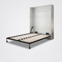 Vente en gros d'usine de lit mural peu encombrant de haute qualité avec bureau mobilier de chambre