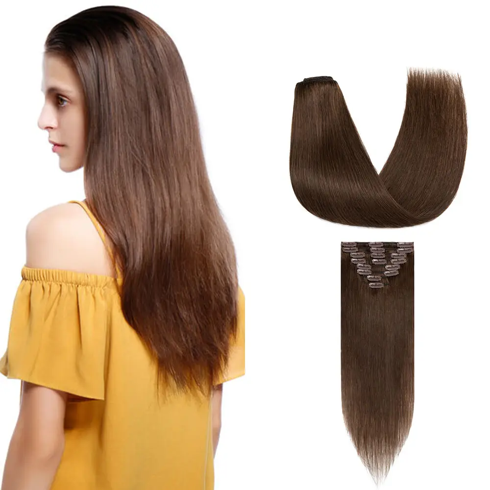 S-Noilite u tip capelli umani remy capelli umani uzbeki doppia clip bionda disegnata nell'estensione dei capelli