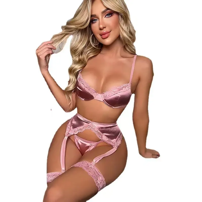 Customized high-end satin sexy lingeriewomen's clothing sexy lingerie