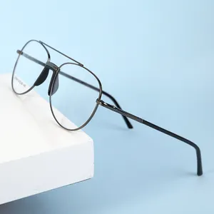 Rxy — fabrication de lunettes optiques pour hommes, verres à monture métallique, accessoire de qualité supérieure, vente en gros