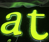 Lettres LED 3D personnalisées pour enseignes extérieures, design lumineux pour les entreprises, logo de marque pour les voitures, les hôtels, les bars et les centres commerciaux