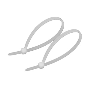 Màu Trắng 8 "Độ dày 3.6mm Gói 100 pcs tự khóa PA66 Cáp kẹp nhựa Nhựa dây Tie Nylon quan hệ Zip Cáp - Product Image 3