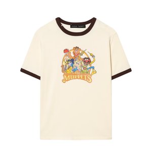 Camiseta de manga corta holgada con cuello redondo de poliéster para mujer, diseño de marioneta de rana grande de dibujos animados, colección de verano 2026 BR&ZA - Product Image 2