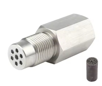 Convertisseur catalytique miniature haute performance à prix abordable, marque Yueyang, M18*1.5, acier inoxydable 409, 180 degrés, pour moteur automobile, oxygène 1