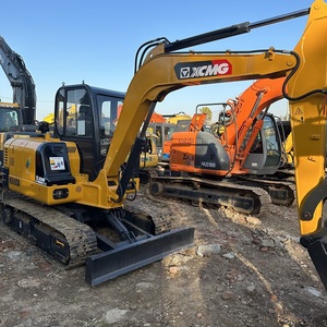 Excavatrice hydraulique XCMG XE60DA d'occasion, faible nombre d'heures de fonctionnement, petit équipement de chantier à vendre - Product Image 6