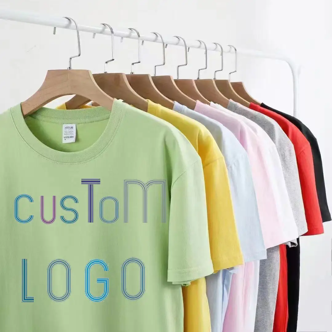 最も人気のあるヘビーウェイトカスタムデザインロゴグラフィックデジタル印刷特大の高品質コーマ綿ユニセックスTシャツ
