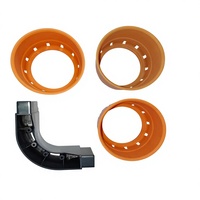 Composants de coque ronde en plastique moulé par injection ABS pour cuiseur à riz