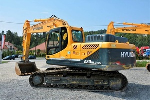 Pelle sur chenilles originale d'occasion de la Corée Hyundai 220LC-9s 220LC-9S Excavateurs d'occasion 22 tonnes en stock - Product Image 5