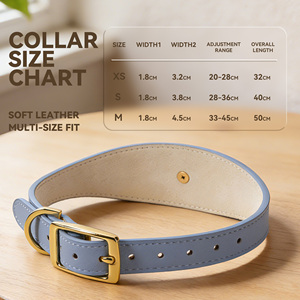 <span class=keywords><strong>Collar</strong></span> sencillo de piel sintética para gato, <span class=keywords><strong>collar</strong></span>ín suave, acolchado, resistente al agua, clásico, Vegano - Product Image 4