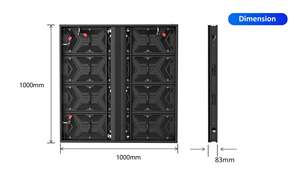 จอแสดงผล LED กลางแจ้ง RAVLED ความสว่างสูง 4K กันน้ำ IP65 ประหยัดพลังงาน อ่านได้แม้กลางแดด จอโฆษณาความสว่างสูง - Product Image 1