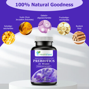 Capsules de prébiotiques en gros pour femmes avec racine de bardane : Renforcez vos défenses naturelles, favorisez une excellente santé intestinale - Product Image 4