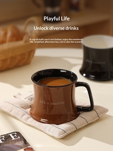 Taza <span class=keywords><strong>de</strong></span> Café <span class=keywords><strong>de</strong></span> Cerámica Original <span class=keywords><strong>para</strong></span> <span class=keywords><strong>Mujer</strong></span>, <span class=keywords><strong>Diseño</strong></span> Simple <span class=keywords><strong>de</strong></span> Alta Gama, Patrón <span class=keywords><strong>de</strong></span> Letras, Caja <span class=keywords><strong>de</strong></span> Regalo, Taza <span class=keywords><strong>para</strong></span> Desayuno - Product Image 4