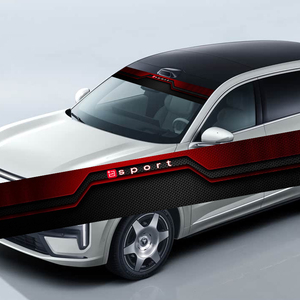 Adesivo per <span class=keywords><strong>parabrezza</strong></span> <span class=keywords><strong>Auto</strong></span> sportiva con Design personalizzabile in vinile impermeabile in PVC per decorazione esterna automatica e Banner elegante - Product Image 6