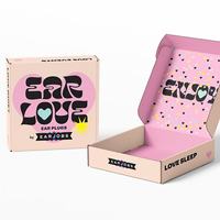 Boîte d'expédition en carton recyclé sur mesure de luxe pour cadeaux, emballage en papier ondulé