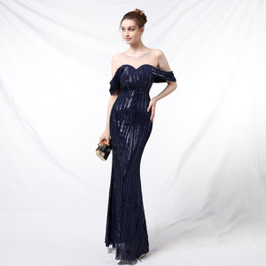 Nuovo <span class=keywords><strong>abito</strong></span> <span class=keywords><strong>da</strong></span> sera con paillettes <span class=keywords><strong>da</strong></span> sera lungo lungo <span class=keywords><strong>da</strong></span> ballo - Product Image 2