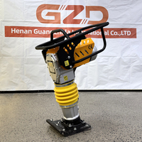 Fabricant OEM/ODM GZD, machine de compactage de chantier 220v 380v, compactage du sol, moteur électrique 3kW, compacteur à marteaux