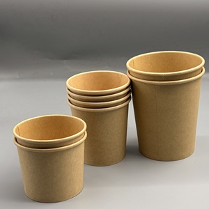 Bol en papier compostable jetable de taille personnalisée OEM ODM, imprimé, pour plats à emporter et restauration rapide - Product Image 5