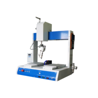Machine à souder automatique pour cartes de circuits imprimés de produits électroniques avec double plateforme et axe rotatif R, double tête de soudage pour téléphones portables