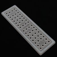 56W 3030 led 30/60/90/140 degrés lentille PC optique led lentilles