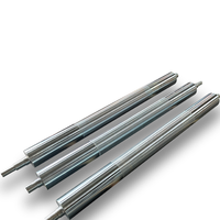 Finition moletée et rectifiée Tambour pour machine séparée Arbre de cylindre revêtu de PTFE pour le transport du verre