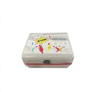 Caja De Petardo Three Piece Set 24Pcs Firework Box With Red Stripe Design For Outdoor Use - Product Image 1