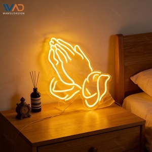 Enseigne néon élégante en forme <span class=keywords><strong>d</strong></span>'ailes, symbole pour les chambres, les bureaux <span class=keywords><strong>et</strong></span> les espaces artistiques - Product Image 2