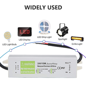 Bộ Nguồn <span class=keywords><strong>24</strong></span> V 15W Biến Áp IP67 Chống Nước Bộ Chuyển Đổi Đèn <span class=keywords><strong>LED</strong></span> Ngoài Trời Điện Áp Không Đổi 110V 220V AC Sang DC <span class=keywords><strong>24</strong></span> <span class=keywords><strong>Volt</strong></span> - Product Image 5