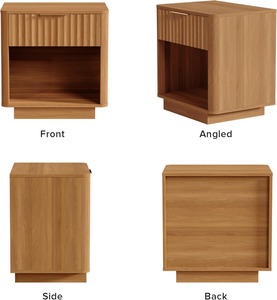 Table de chevet moderne du milieu du siècle, tables de chevet contemporaines avec tiroirs, vente en gros pour la chambre à coucher, le salon, table de chevet chambre - Product Image 4