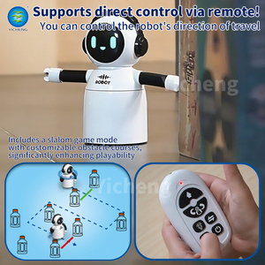 Jouets robots en plastique programmables à commande vocale DIY, kit <span class=keywords><strong>de</strong></span> construction STEM pour enfants, 25 pièces, contrôle sonore, <span class=keywords><strong>yeux</strong></span> LED - Product Image 6