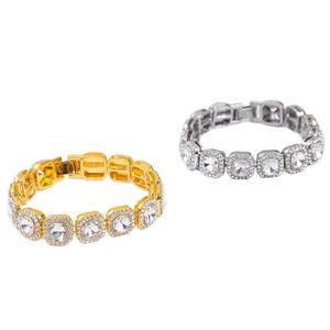 Nouveau produit de la collection Fashion Chain : Bracelet en sucre candi <span class=keywords><strong>carré</strong></span> de 12 mm, même style que Cheng. Collier tendance hip-hop pour hommes et femmes, style rap - Product Image 5